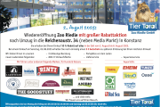 Grosse Rabattaktion zur Wiedereröffnung